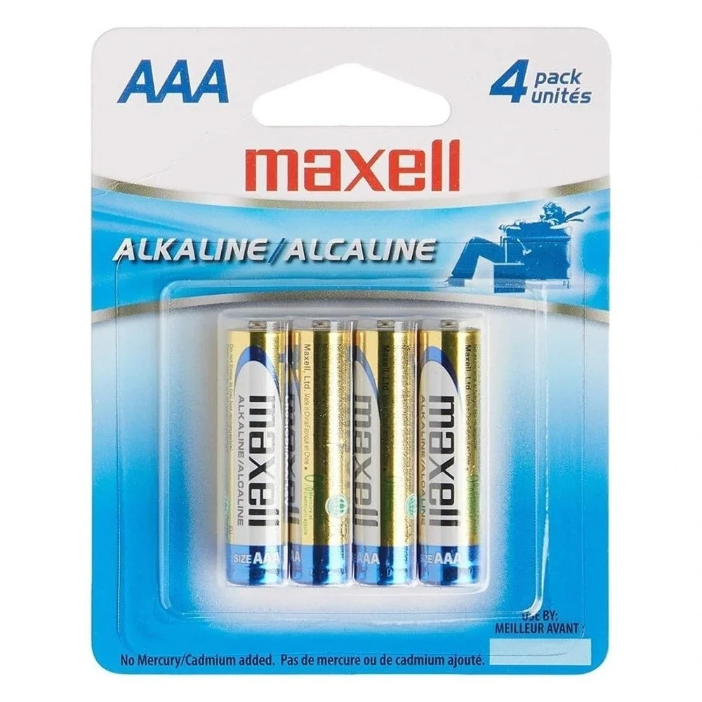 48 Count MAXELL 723865 Ready-to-go Long Lasting‎ Reliable Alkaline AAA Battery